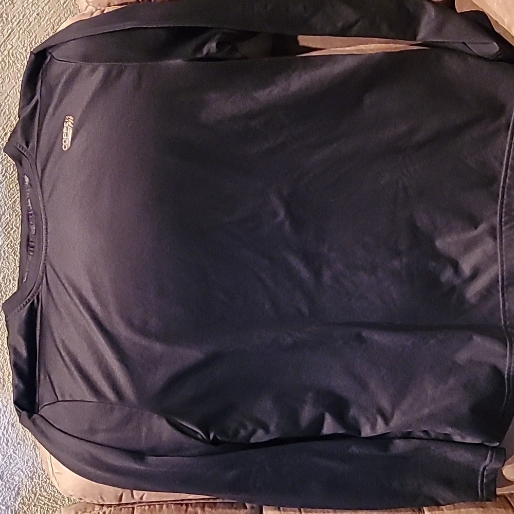 Copper fit black thermal long sleeve shirt Large